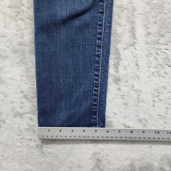 Old Navy Jeans Womesn 6 Blue Dark Wash Curvy Mid Rise Skinny Ankle Stretch Denim - Picture 11 of 12